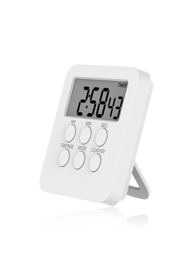 Generic - Digital Timer Clock Magnetic Cooking Countdown Alarm 24 Hours with LCD Screen Mute Mode for Studying Sports Office Classroom Library - Image 1