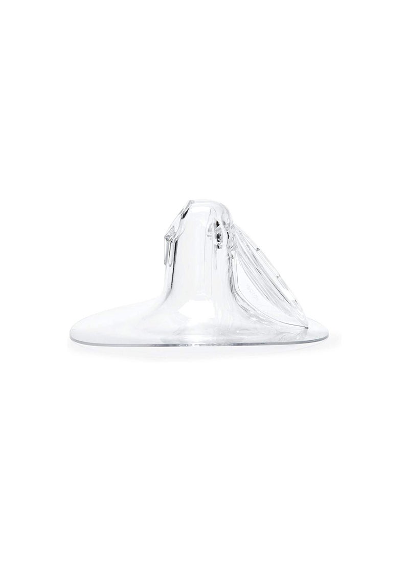 elvie - Pump Breast Shields 24mm 2 Pack Nipple Shields for Expressing Breast Milk Baby Breastfeeding Accessories for Electric Breast Pump BPA Free Breast Shields Nursing Bra Compatible - Image 1