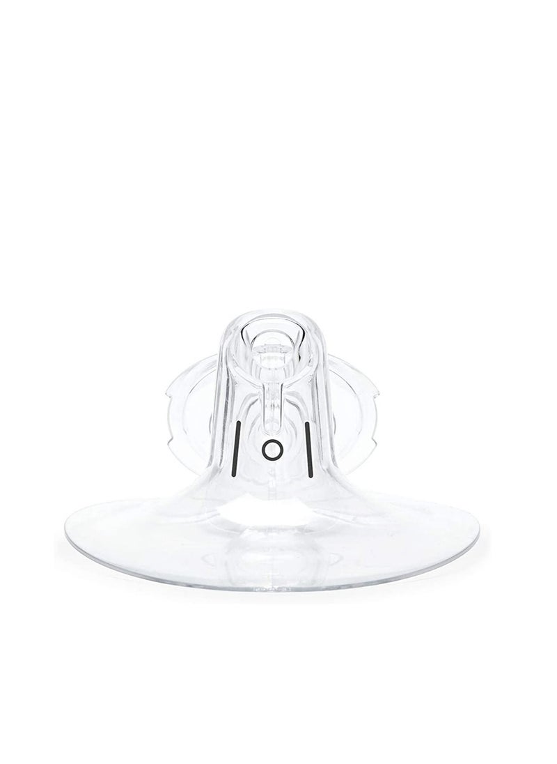 elvie - Pump Breast Shields 24mm 2 Pack Nipple Shields for Expressing Breast Milk Baby Breastfeeding Accessories for Electric Breast Pump BPA Free Breast Shields Nursing Bra Compatible - Image 1