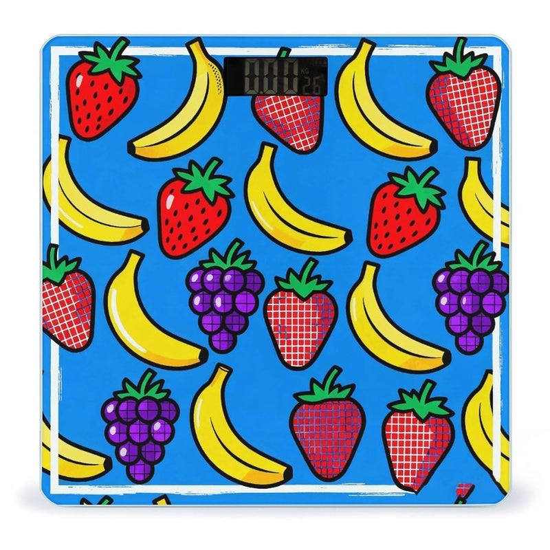 Popular Art Weight Scale Household High Precision Digital Body Scale Cute Compact Slim Bathroom Scale Sleek Modern Personal Body Weighing Machine for Bedroom Kitchen and Bathroom - Image 1