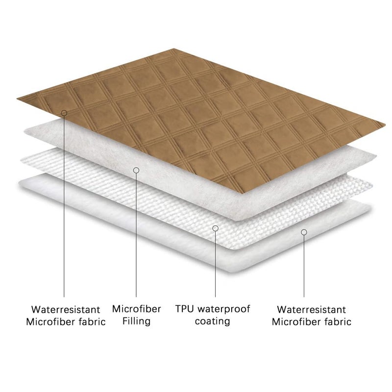 Ameritex Waterproof Dog Bed Cover Pet Blanket with Anti-Slip Back for Furniture Bed Couch Sofa - Image 5