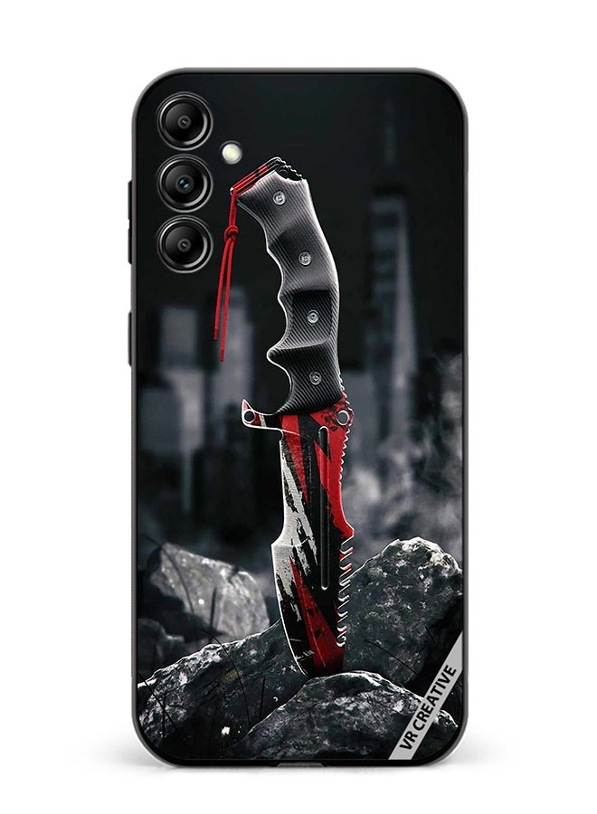 VR CREATIVE Protective Case Cover For Samsung Galaxy A55 Huntsman Knife Design Multicolour - Image 1