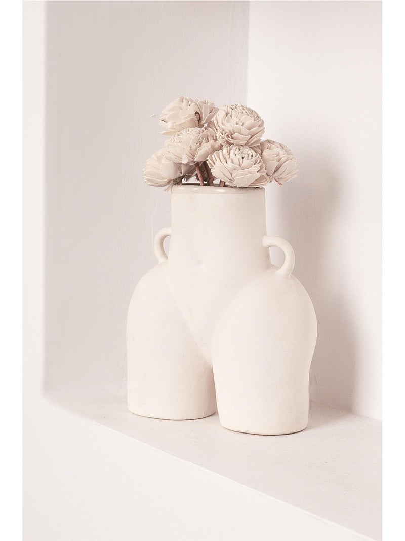 Purezento Modern Decorative Lady Vases for Home Decor | Centerpieces | Kitchen or Living Room for Home Decor, Flowers Pot - Image 4