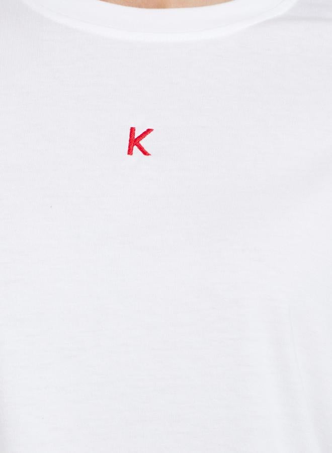 Styli White Long Sleeve Regular Fit T-Shirt - Image 3