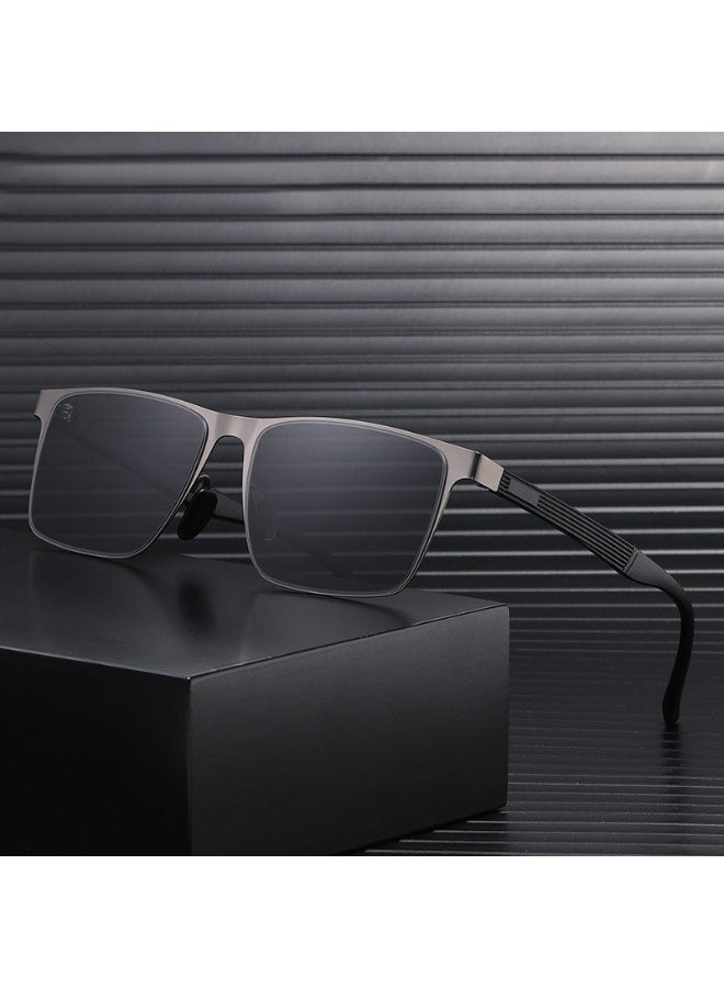 أورون نظارات شمسية رجالية، نظارات شمسية أنيقة للقيادة، نظارات شمسية للحماية من الأشعة فوق البنفسجية، نظارات صيد، إطار أسود - Image 3