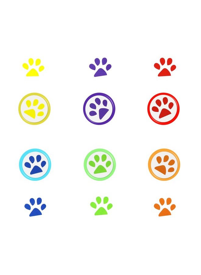 AHKUNMT Dog Paw Stamp,36pc Paw Print Stampers Self Inking Stamps Teacher Paw Party Favors and Paw Birthday Decorations Assorted Stamp Set for Classroom Party Educational Learning Activities Patrol - Image 4