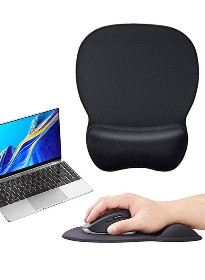 DUNISO Mouse Pad, Office Mouse Pad With Gel Wrist Rest With Non-Slip Pu Base For Pain Relief For Computer, Laptop, Office, Home - Image 1
