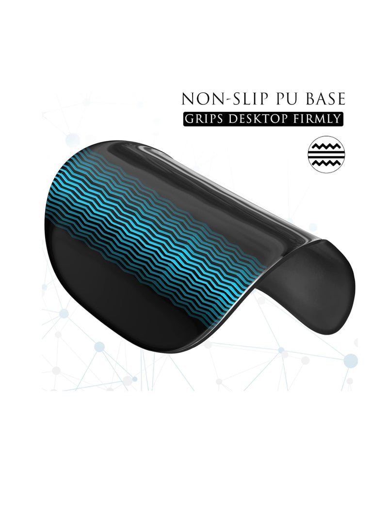 DUNISO Mouse Pad, Office Mouse Pad With Gel Wrist Rest With Non-Slip Pu Base For Pain Relief For Computer, Laptop, Office, Home - Image 3