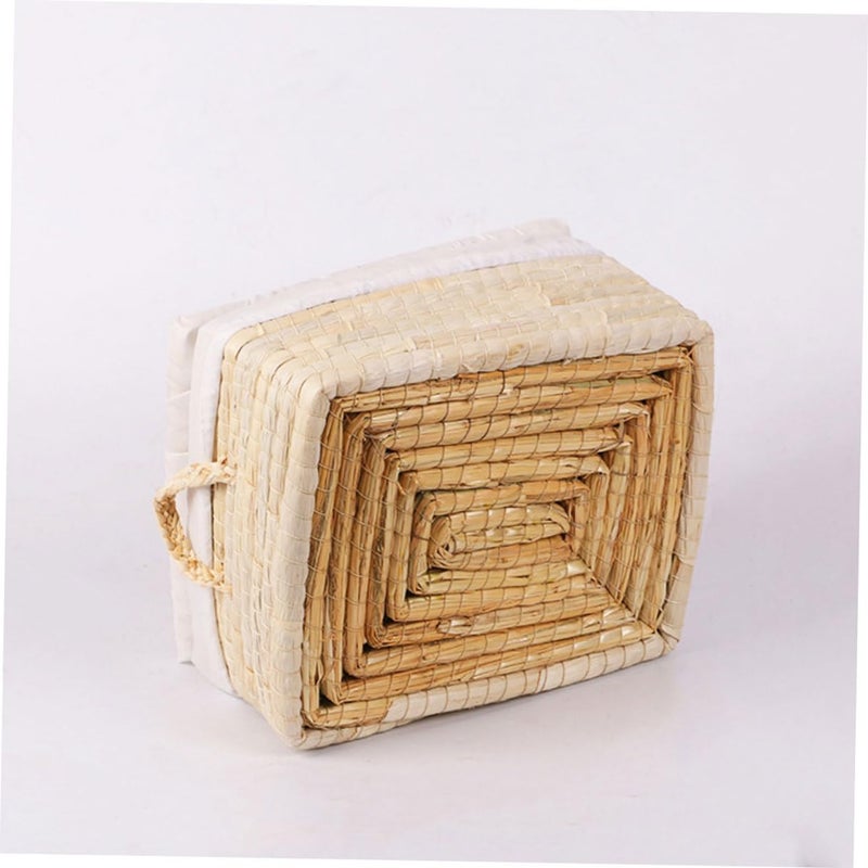 Integrated local logistics Straw Woven Bread Basket with Lid, 25x30x14cm Bread Organizer and Egg Storage Container, Insulated Rustic Kitchen Storage Basket for Baking and Serving Buns, Picnic, Home Use Set product combo compatible Gulf mainstream practical design Multi-style matching design Globally trusted quality Light & sturdy Long term storage compatible Experience optimized build Changing environment compatible Spec compliant trusted quality Global easy assemble picks Long term use design Integrated practical design KSA local stock Multi-use upgraded craftsmanship Flexible trendy construction Riyadh Jeddah Dammam ship Precision polished solid material Efficiency boosted construction Globally trusted affordable quality Simple multifunctional build Nationwide courier network Wide range compatible material Indoor outdoor use Assorted trendy color picks - Image 4