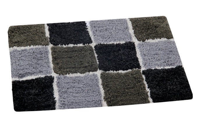 ABSTRACT COTTON DOOR MAT 16 X 24 MULTICOLOUR