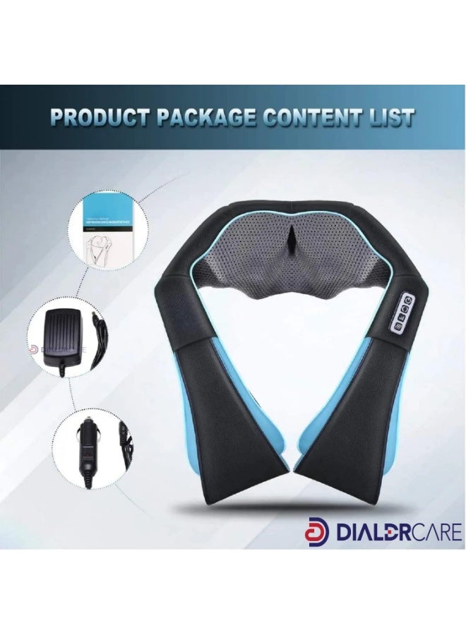 Neck and shoulder massager, 3D electric massage pillow for deep tissue massage to relieve muscle pain, suitable for home or car use. - Image 4