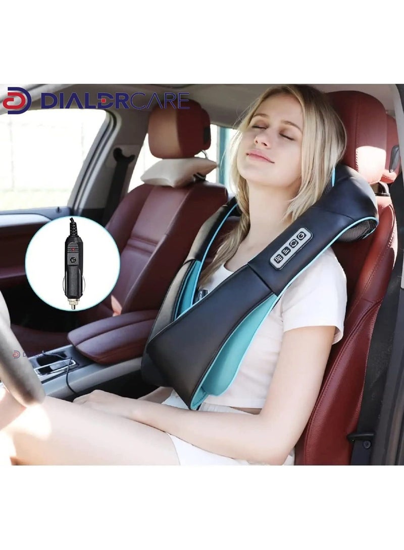 Neck and shoulder massager, 3D electric massage pillow for deep tissue massage to relieve muscle pain, suitable for home or car use. - Image 5