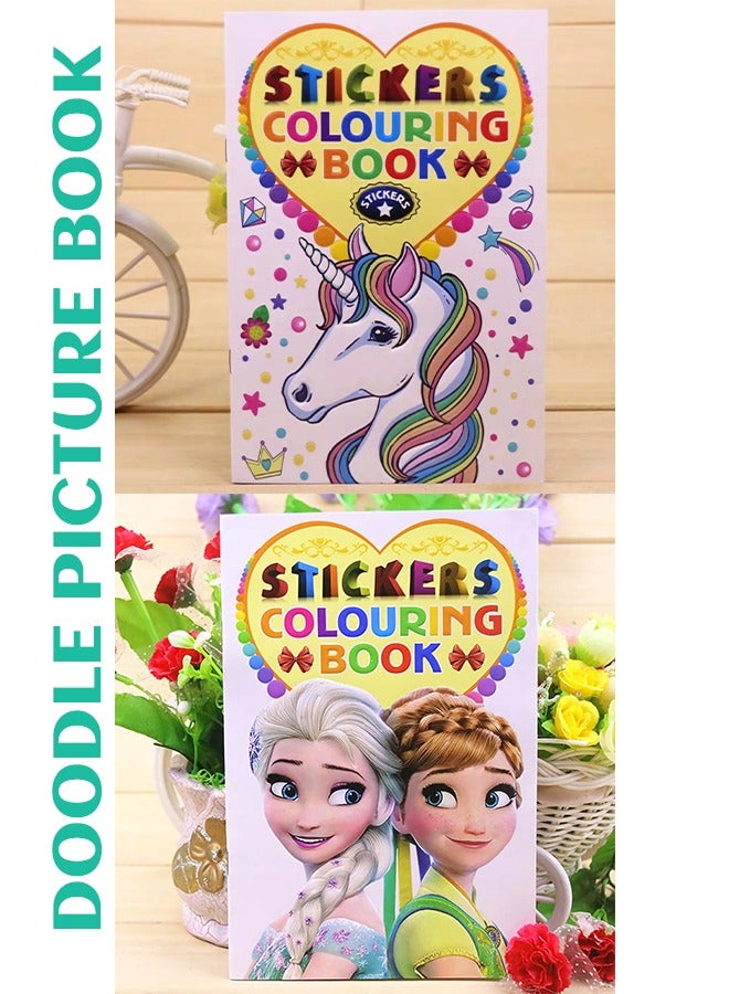 GROIC 150 PCS Painting Set Includes board Colored Pencils Various Drawing Tools and 2Packs Cartoon Book - Image 2