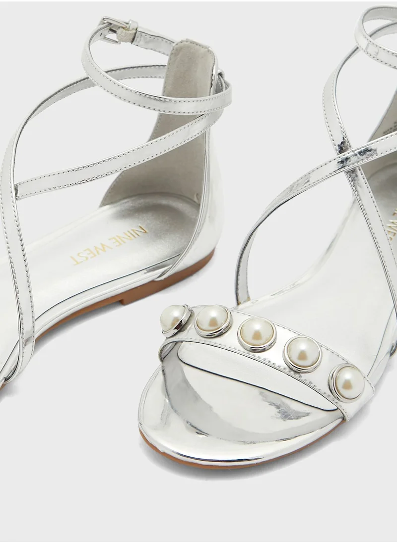 NINE WEST Dane Ankle Strap Sandals