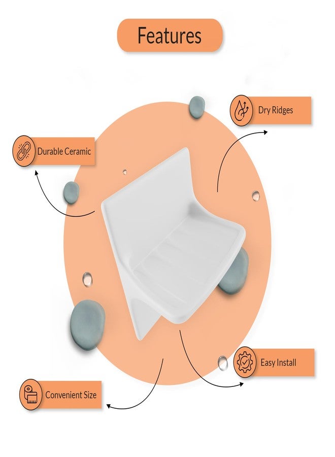 ProPlus Ceramic SOAP Dish, Grout-in - Image 4