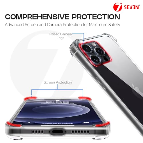 7-Seven 7SEVEN® Back Cover for iPhone 11 Pro Max Transparent Mobile Back Case Shock Proof Design Camera Edges Protection Crystal Clear Phone Case Silicon Soft TPU & Flexible Bumper Case for iPhone 11 Pro Max - Image 4