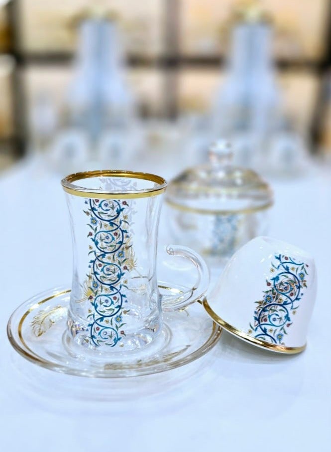 رادین طقم شاي وقهوة عربي تقليدي مع راحة عصرية - Image 2