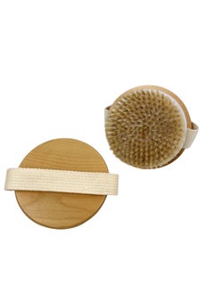 Glowudz Glowudz Exfoliating wooden round bath Body Brush  - Image 3