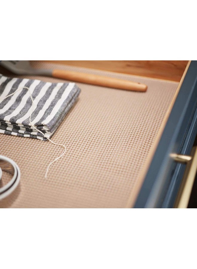 Ash & Roh® - Anti Slip Drawer Mat for Shelf and Shelves, Strong and Durable Non-Adhesive Grip Liner Mat for Bedroom Wardrobe Cabinet and Kitchen Place mats (Dusty Fog, 30 X 100 cm), Non - Image 3