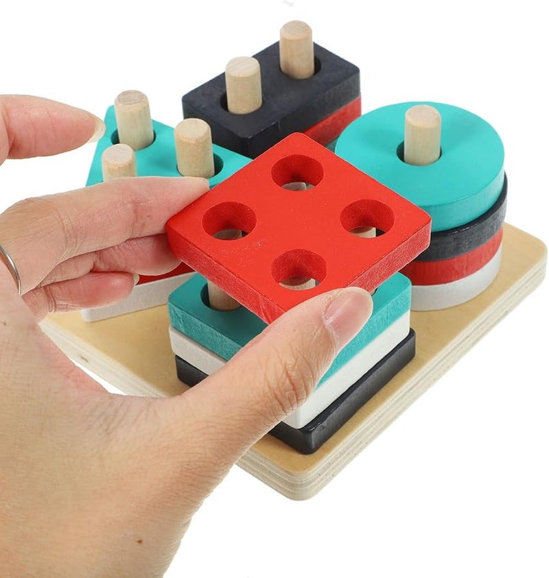 Wooden Blocks Parrot Training Puzzle Brain Boosting Activity For Pet Birds - Image 5