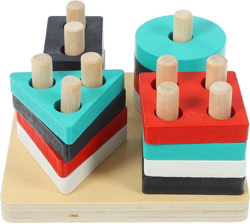 Wooden Blocks Parrot Training Puzzle Brain Boosting Activity For Pet Birds - Image 1