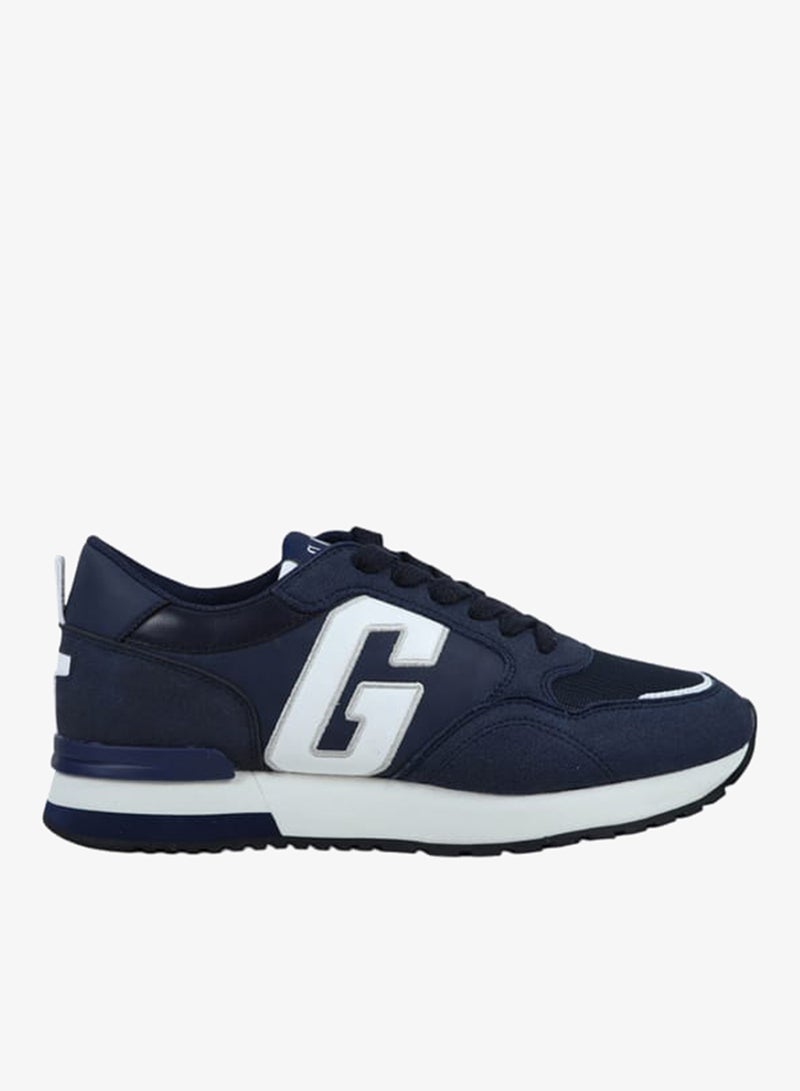GAP Men's Logo Detail Sneakers with Lace-Up Closure - NEW YORK II - Image 1