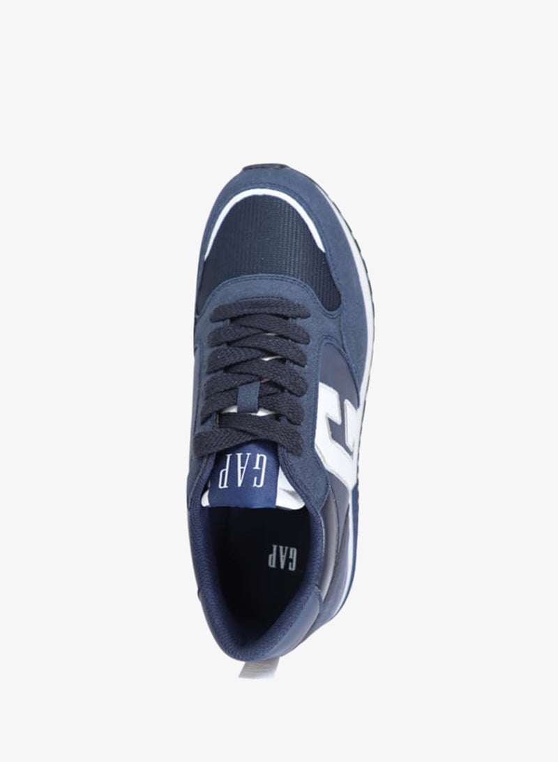 GAP Men's Logo Detail Sneakers with Lace-Up Closure - NEW YORK II - Image 4