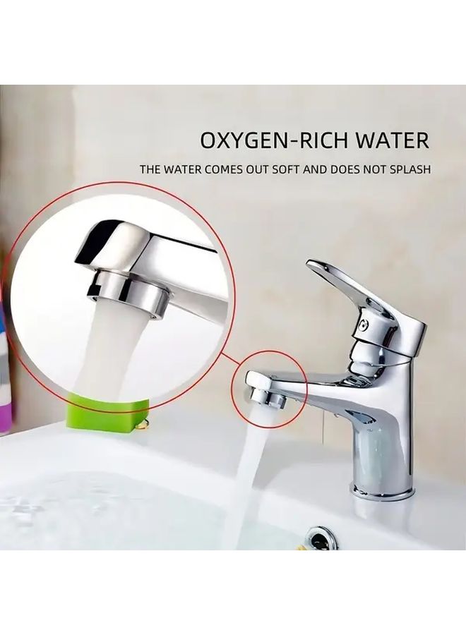 5Pcs Mixed Thread Kitchen Faucet Aerators Set Chrome Brass - Image 1