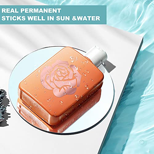 HTVRONT Rose Gold Matte Metallic Permanent Vinyl - 12" x 10FT Matte Rose Gold Permanent Adhesive Vinyl Roll Compatible with Cricut Cutting Machine - Easy to Weed & Transfer - Image 4