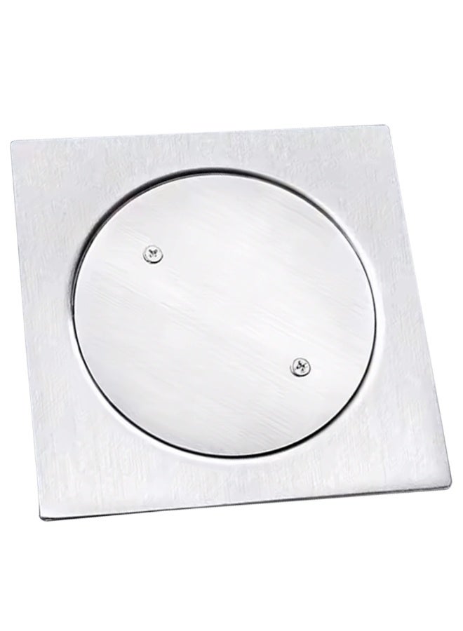 درافل مصيدة تصريف أرضية من الفولاذ المقاوم للصدأ من دورافيل مقاس 15×15 سم - درجة 304 بلمسة نهائية عاكسة، مقاومة للصدأ، مضادة للروائح الكريهة، مناسبة للحمامات والمطابخ والشرفات وغرف الغسيل - Image 1