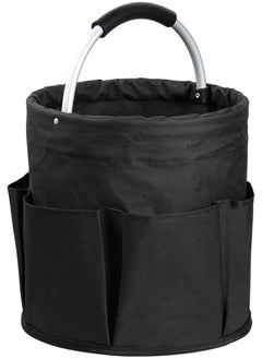 PROMASS promass Tool Storage Bag 17l Foldable Tool Bag Outdoor Camping Garden Harvest Basket Household Bathroom Storage Bath Toilet Bag Laundry Storage Bag (Black)  - Image 1