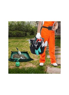 PROMASS promass Tool Storage Bag 17l Foldable Tool Bag Outdoor Camping Garden Harvest Basket Household Bathroom Storage Bath Toilet Bag Laundry Storage Bag (Black)  - Image 2