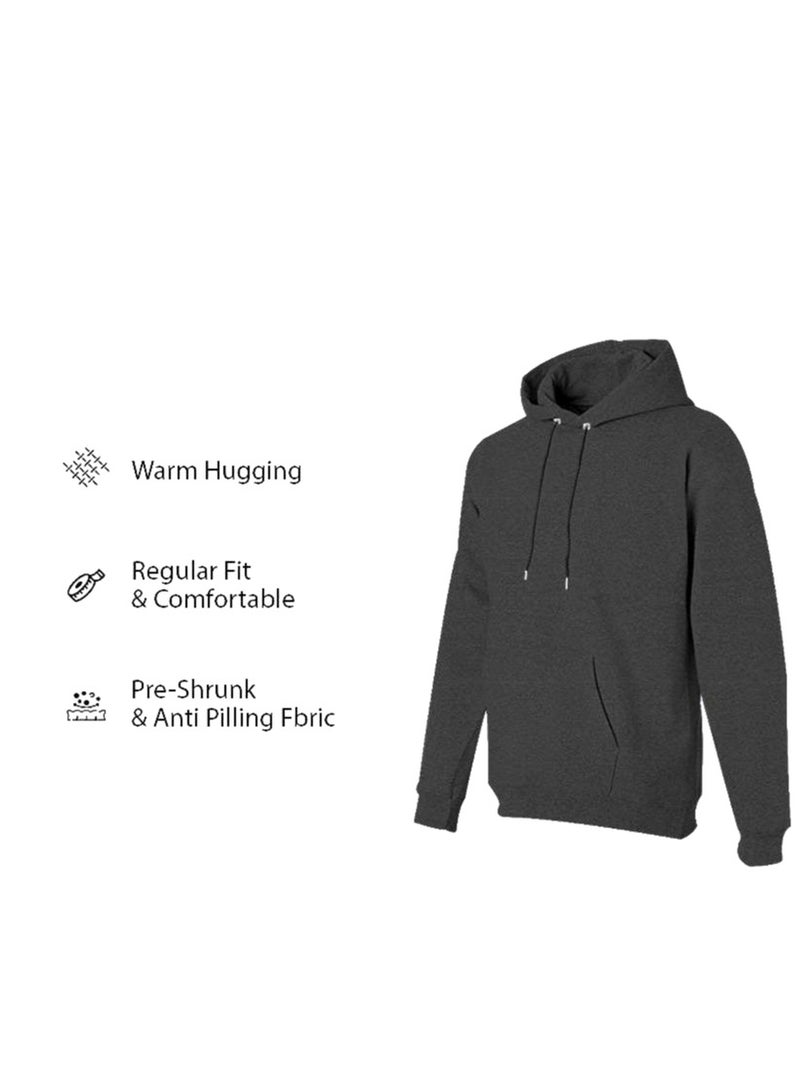 SPACEDOUT Men's Sweatshirt Hoodie with Kangaroo Pockets for Men casual Cotton Long Sleeve Sweatshirt Pullover Activewear Hoodie Outerwear Coat  - Image 4