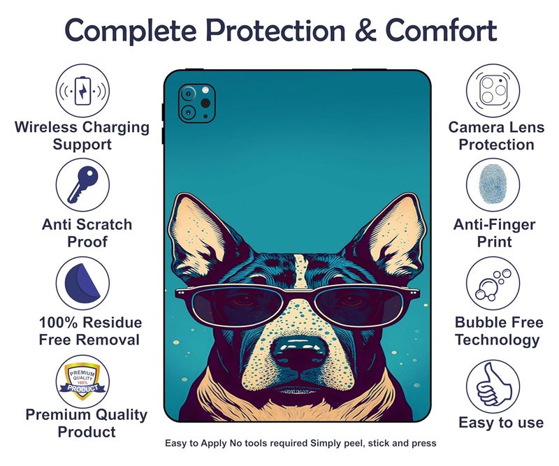 WRAP CRAFT Decal Skin Compatible with iPad Pro 11 inch Skin Revamp Your tablet's Style with This Protective & Fashionable Skin for iPad Pro 11 inch; iPad Pro 11-DP-062 - Image 3