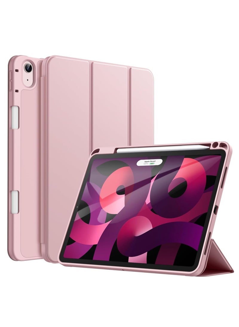 BORTONY iPad Air 11-inch M2 2024 6th Generation Case with Pencil Holder Silicone Magnetic Cover Slim Tablet Cover for iPad Air 11 inch M2 6th Generation  - Image 1