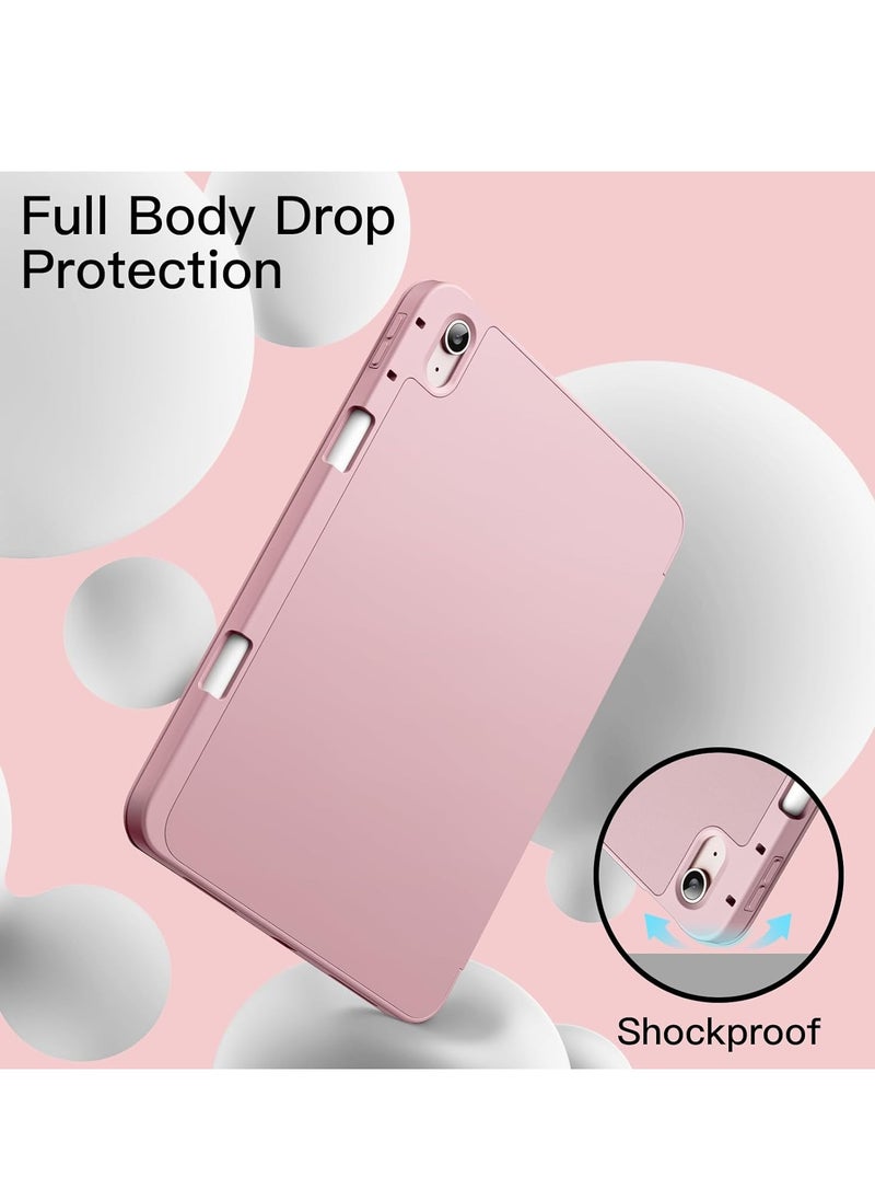 BORTONY iPad Air 11-inch M2 2024 6th Generation Case with Pencil Holder Silicone Magnetic Cover Slim Tablet Cover for iPad Air 11 inch M2 6th Generation  - Image 4