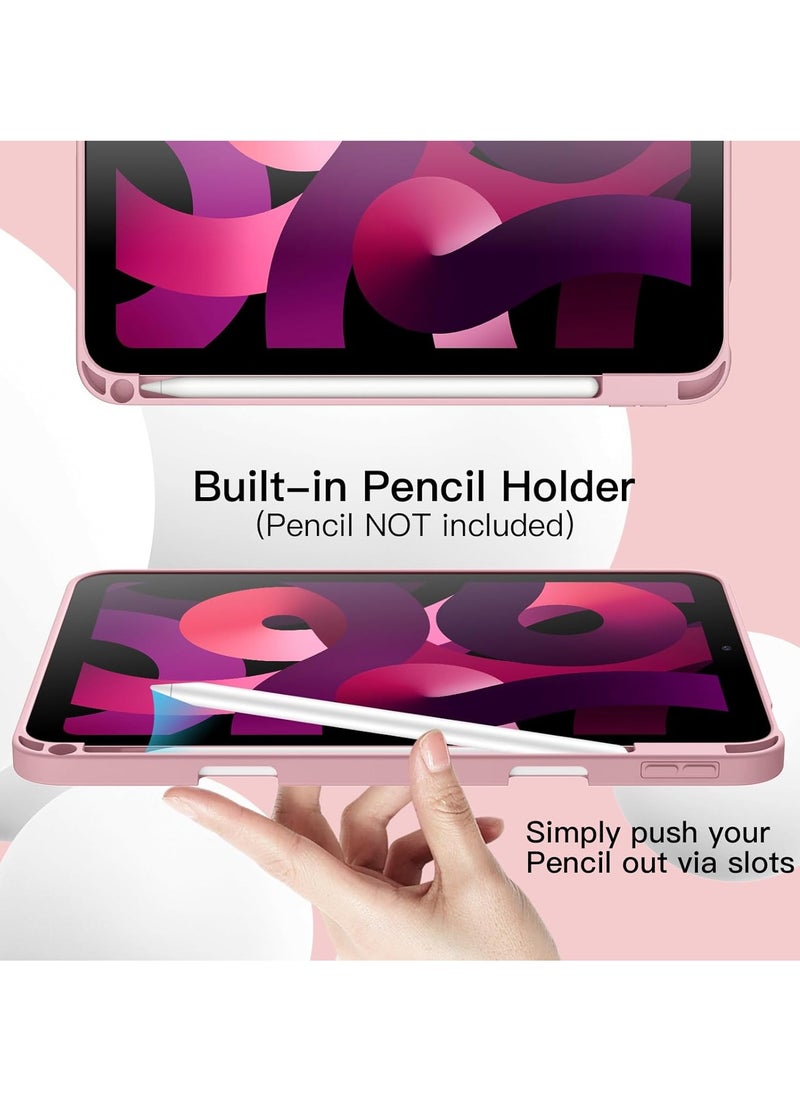 BORTONY iPad Air 11-inch M2 2024 6th Generation Case with Pencil Holder Silicone Magnetic Cover Slim Tablet Cover for iPad Air 11 inch M2 6th Generation  - Image 5