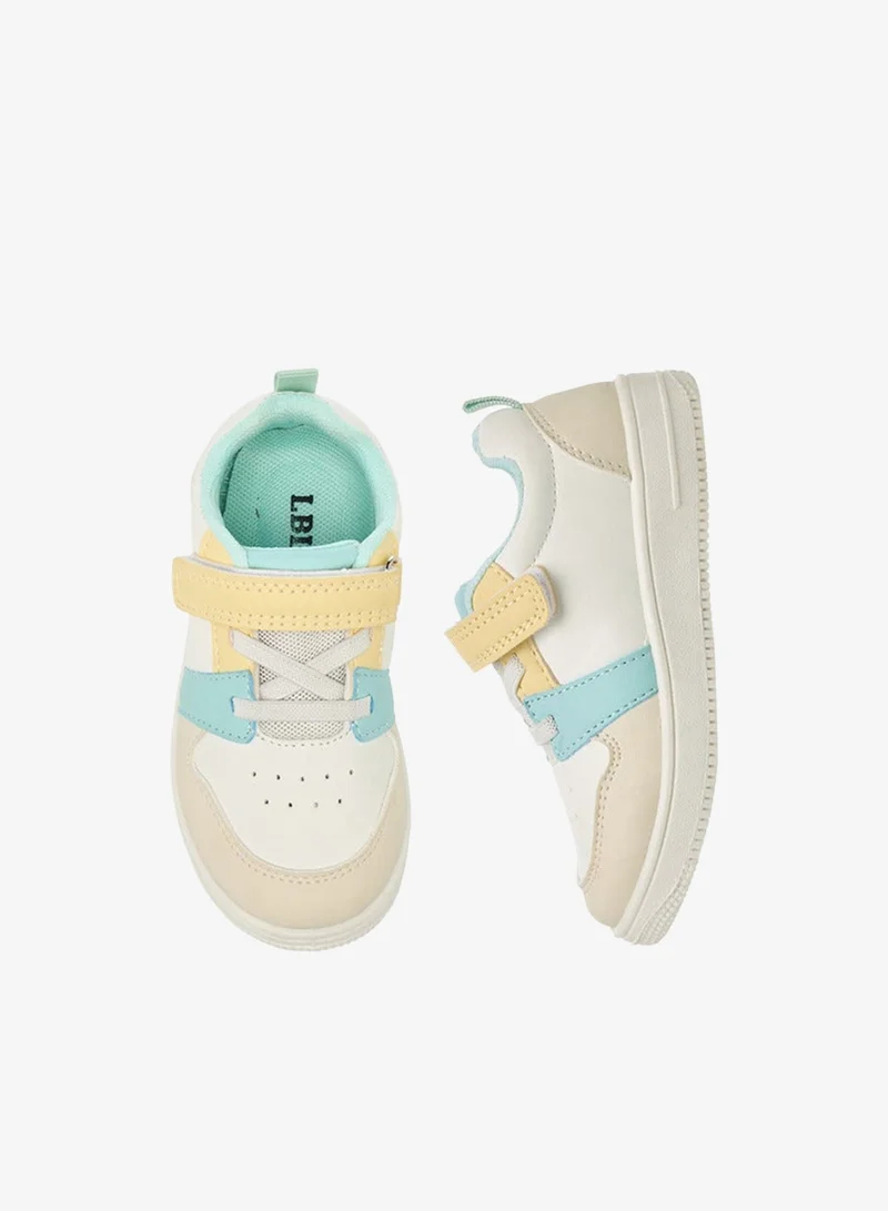 LBL by Shoexpress Boys Perforated Hook And Loop Sneakers