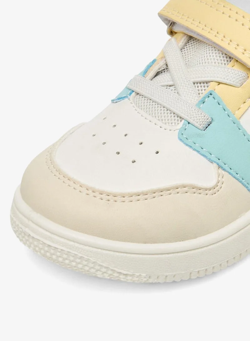 LBL by Shoexpress WHITE Boys Perforated Hook And Loop Sneakers for Men | Best Price UAE