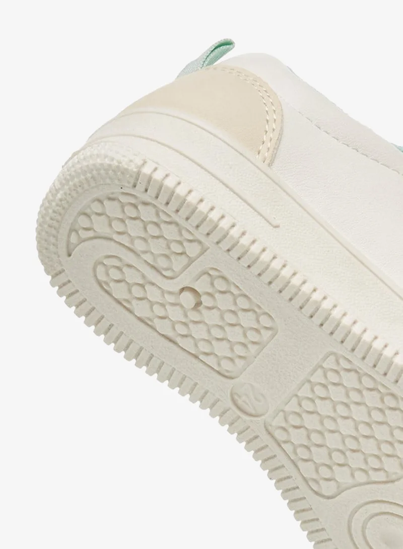 LBL by Shoexpress WHITE Boys Perforated Hook And Loop Sneakers for Men | Best Price UAE