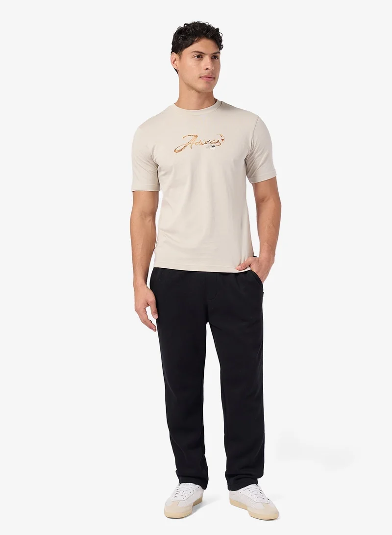 Adidas Coffee Cafe Stain Graphic T-Shirt