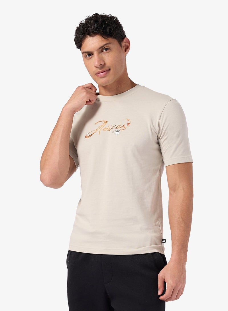 Adidas Coffee Cafe Stain Graphic T-Shirt - Image 1