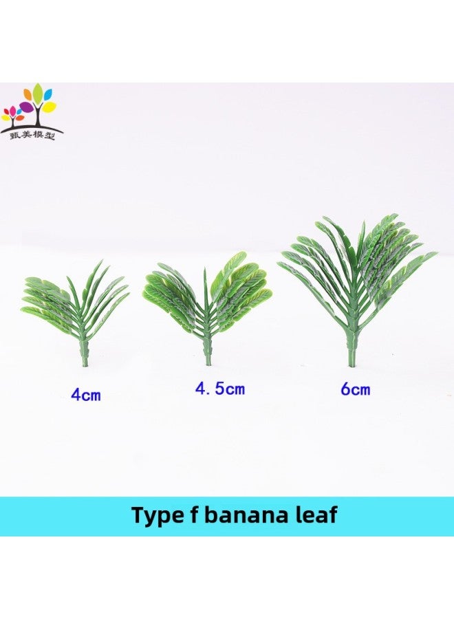 Miniature Plastic Flower Grass Model Micro Landscape Lotus Leaf Small Grass Flowers Diy Handmade Sandbox Scenery Materials-Color:F 4cm A Tree  - Image 1