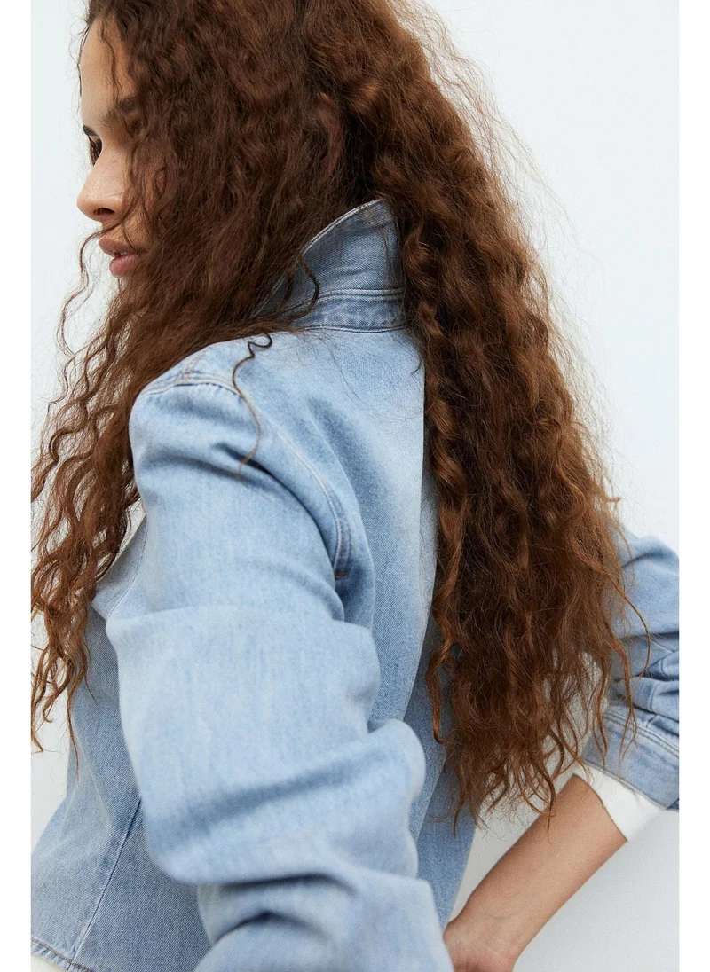 H&M Short denim shirt