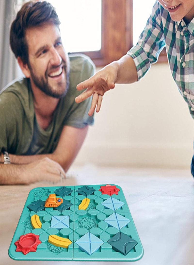 GGOOT Track Build Puzzle Toy Game Set | Building Track Maze Brain Puzzle Toy Ages 4+ Years,4 Levels 100+ Skill Building Challenges Toys Suitable for Training Kids, Parent Child Interaction - Image 2