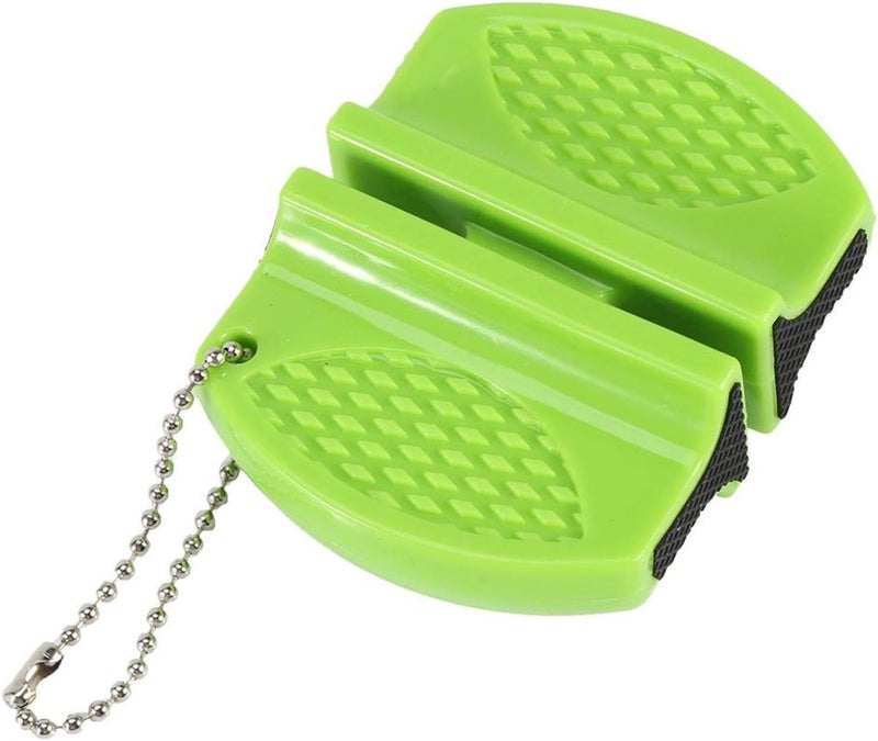 klarako Pocket Knife Sharpener, Nonklarako Skip Mini Knife Sharpener Stone for Kitchen(Green) - Image 1