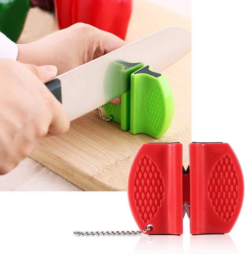 klarako Pocket Knife Sharpener, Nonklarako Skip Mini Knife Sharpener Stone for Kitchen(Green) - Image 2