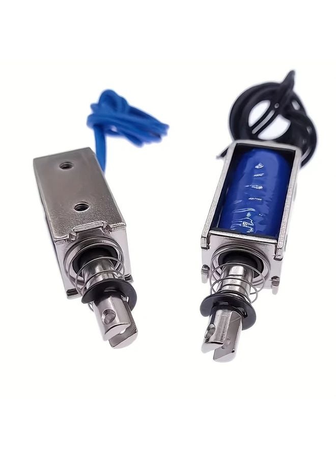 2pcs 6V Push Pull Linear Solenoid 5N Force 10mm Stroke Metal Construction - Image 5