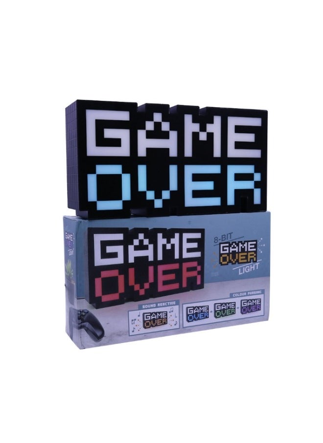 Generic - Game Over Mosaic Icon Game Atmosphere Light Multicolors Flashing Night Light - Image 1