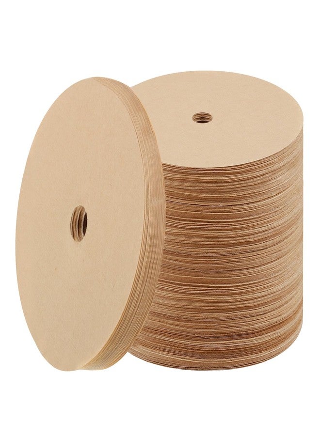 Prudiut 500 Count Percolator Coffee Filters, 3.75in Natural Unbleached Percolator Filters Disposable Disc Coffee Filters for Coffee Shops, Camping, Home, Office - Image 1